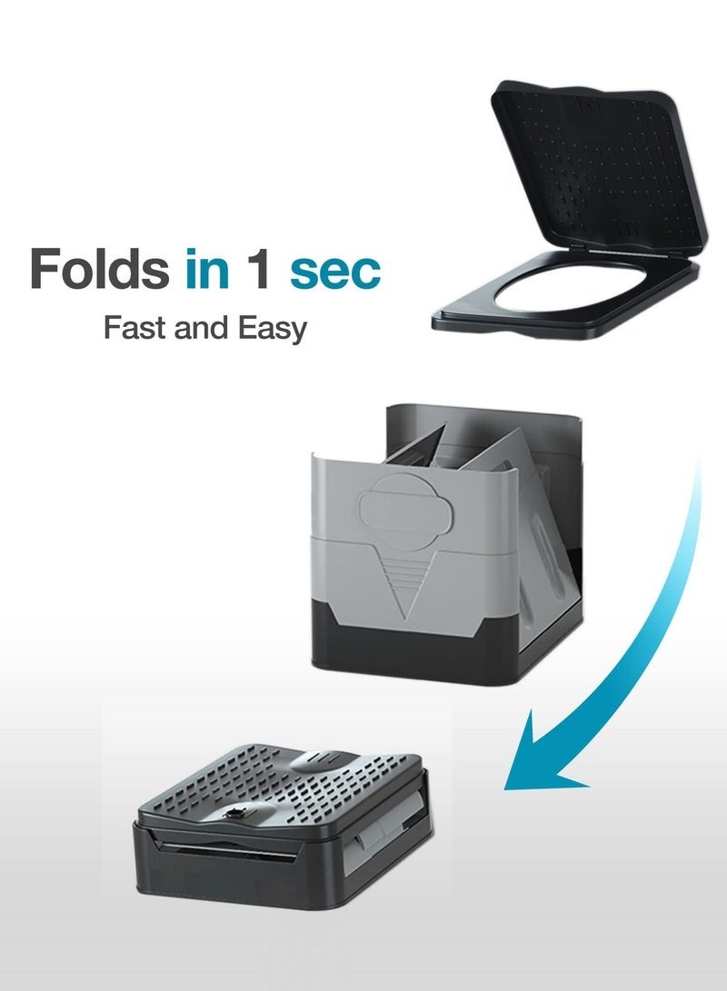 Bukela Portable Mobile Toilet Seat,Portable Potty Folding for Camping,home,Travel, Boat,Hiking,Long Trips - Image 5